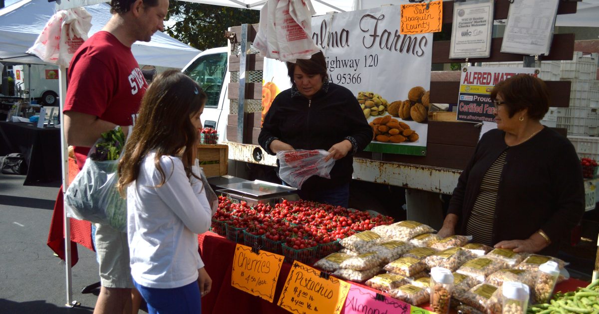 Weberstown Mall Thursday Farmer’s Market Visit Stockton