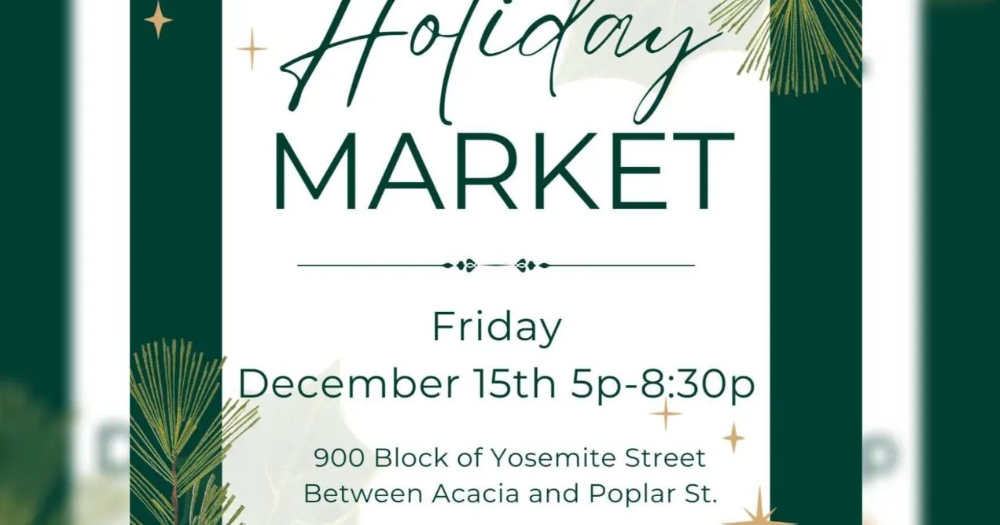 Yosemite Street Village Holiday Market Visit Stockton