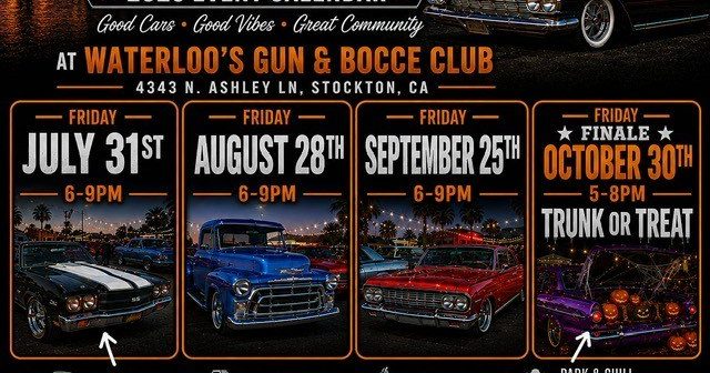 Stockton Cruise Nights at Waterloo’s Gun & Bocce Club | Visit Stockton