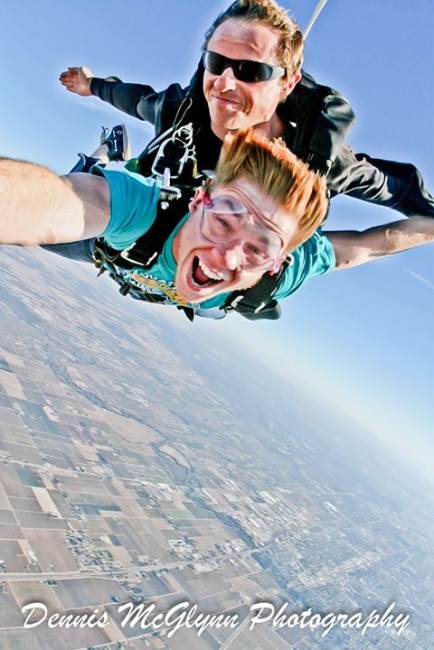 Skydiving at the Parachute Center